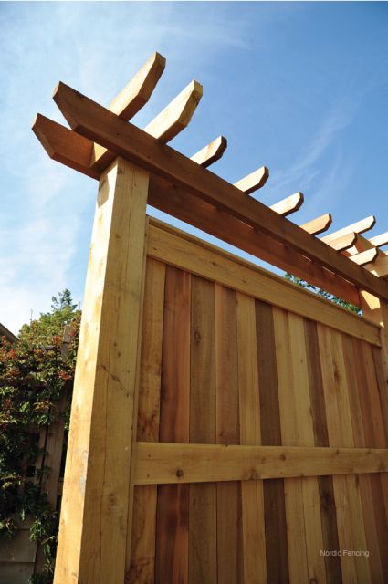 wood fencing