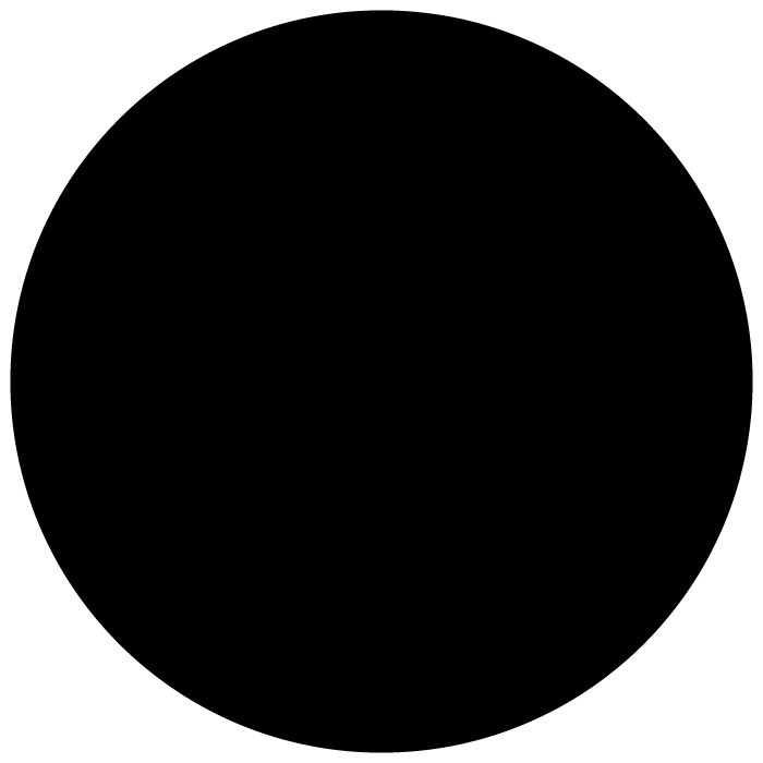 black circle fence colour icon