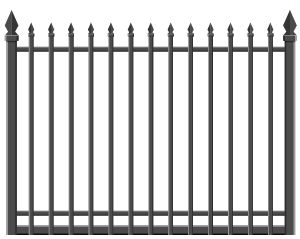 iron fence pattern