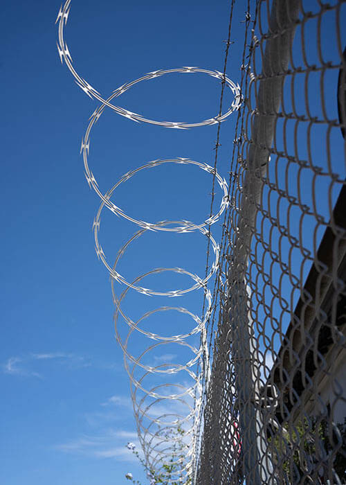security fencing razor wire